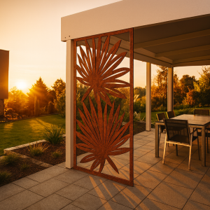 Décoration de jardin en métal