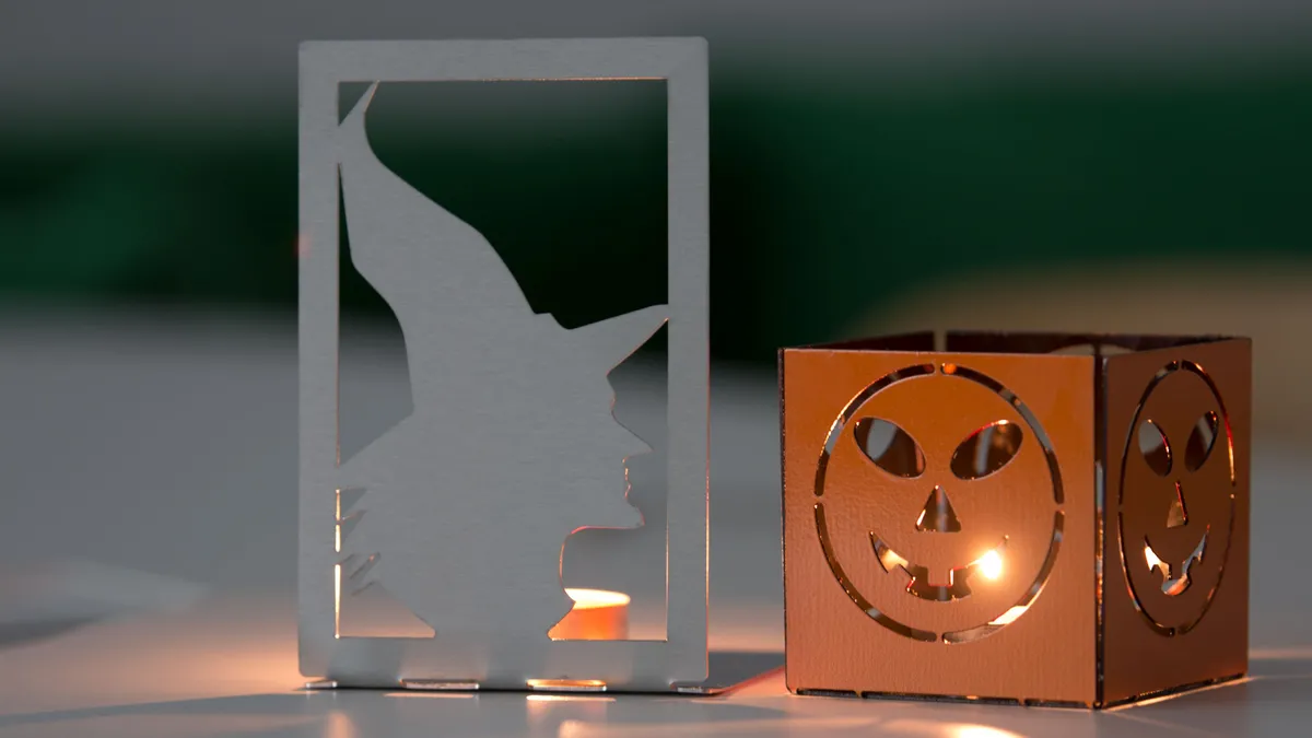 Déco Halloween en métal